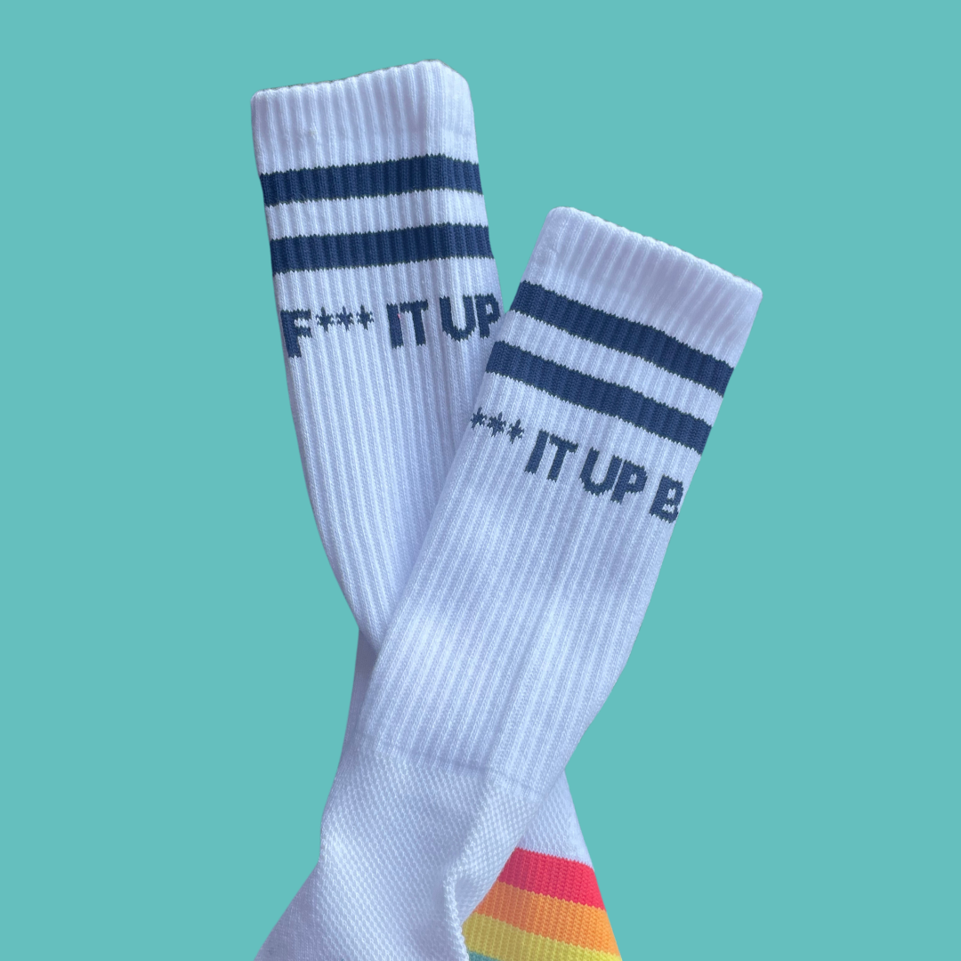 Sock F F*** IT UP BOB socks – Recess
