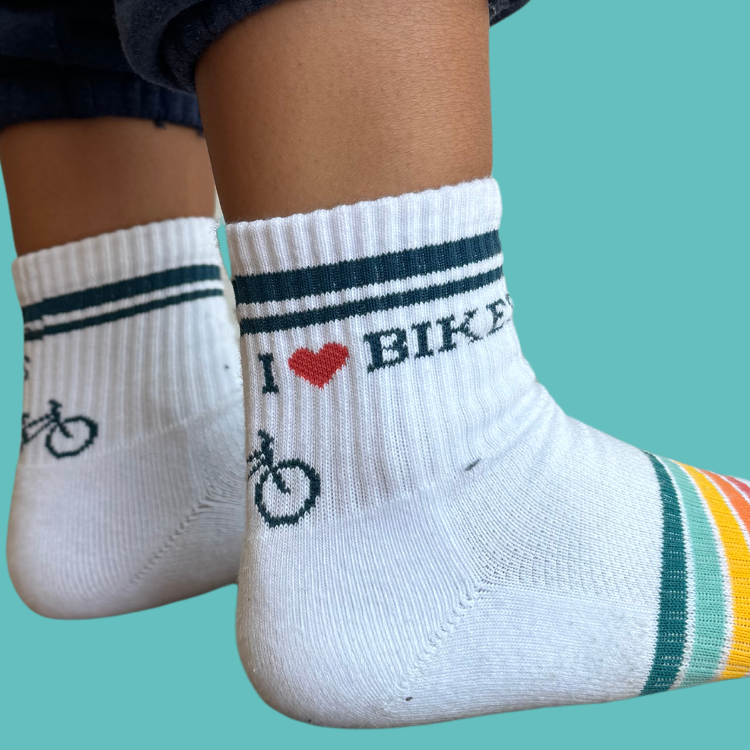 I ♥ BIKES socks