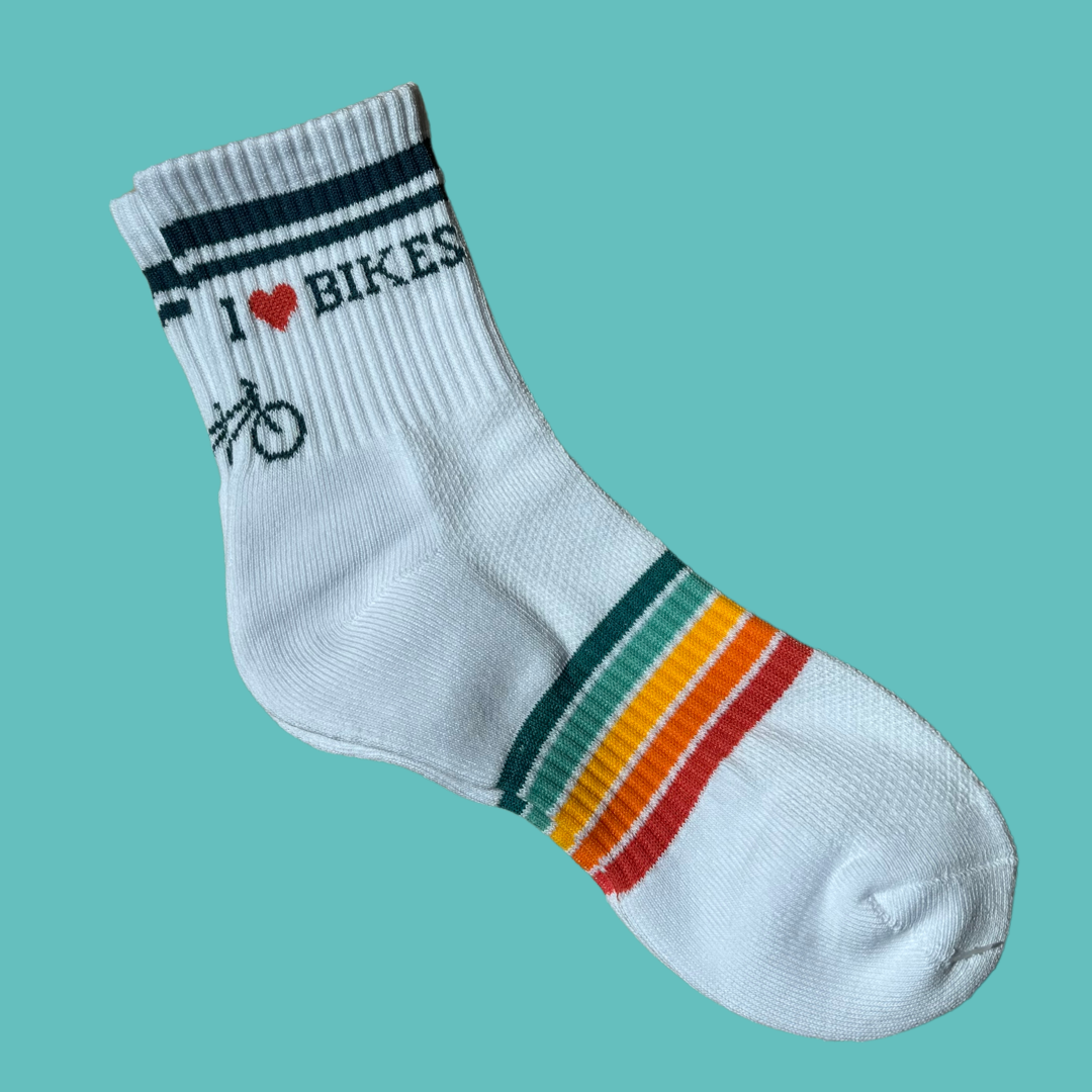 I ♥ BIKES socks