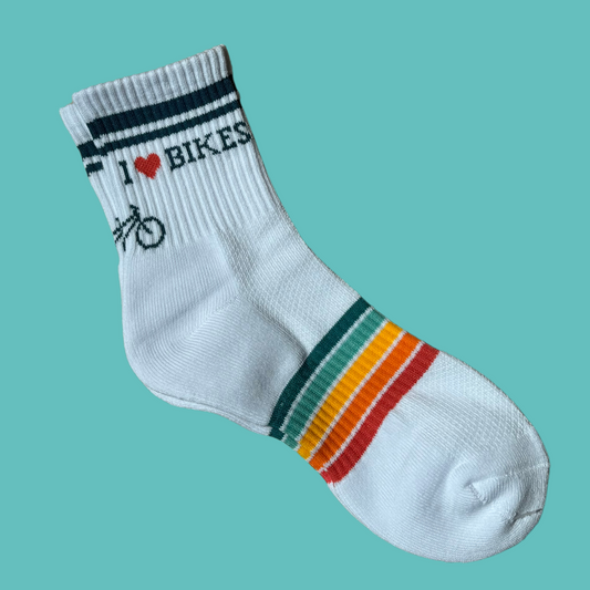 I ♥ BIKES socks