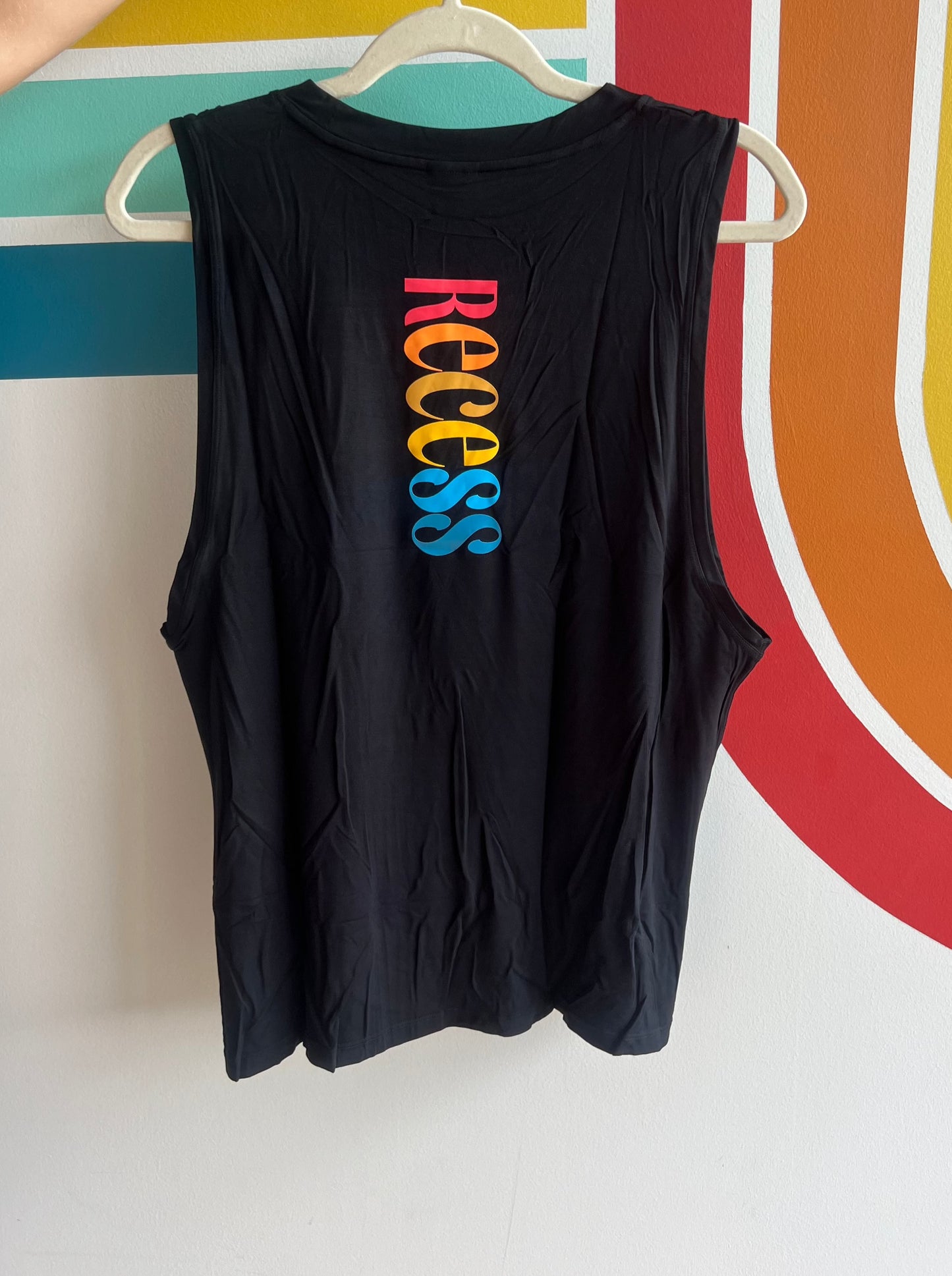 Recess Tank - Black (back logo)